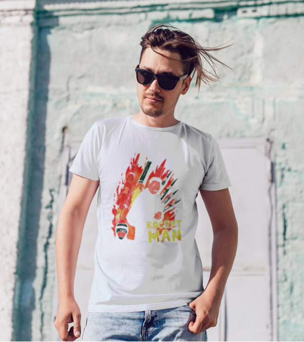 Penkmatters Rocket Man Korean Leader With Missiles T-Shirt