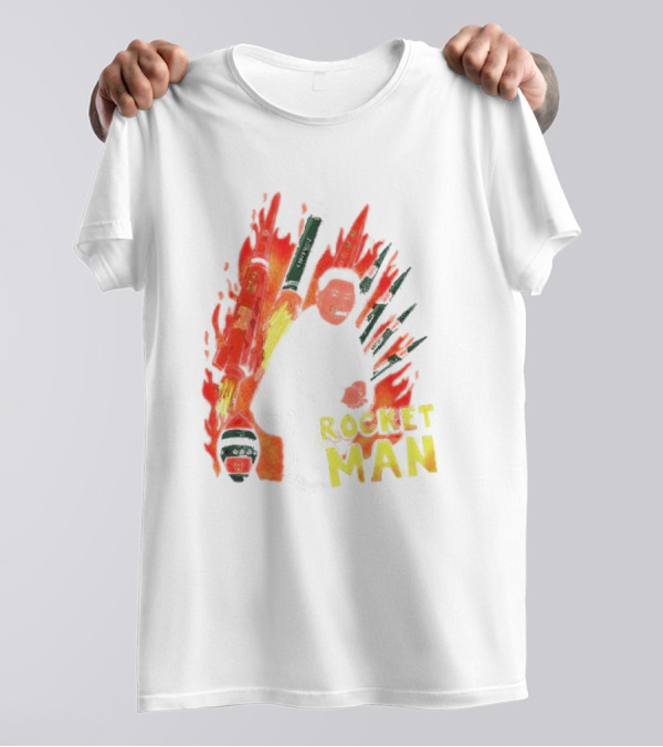 Penkmatters Rocket Man Korean Leader With Missiles T-Shirt