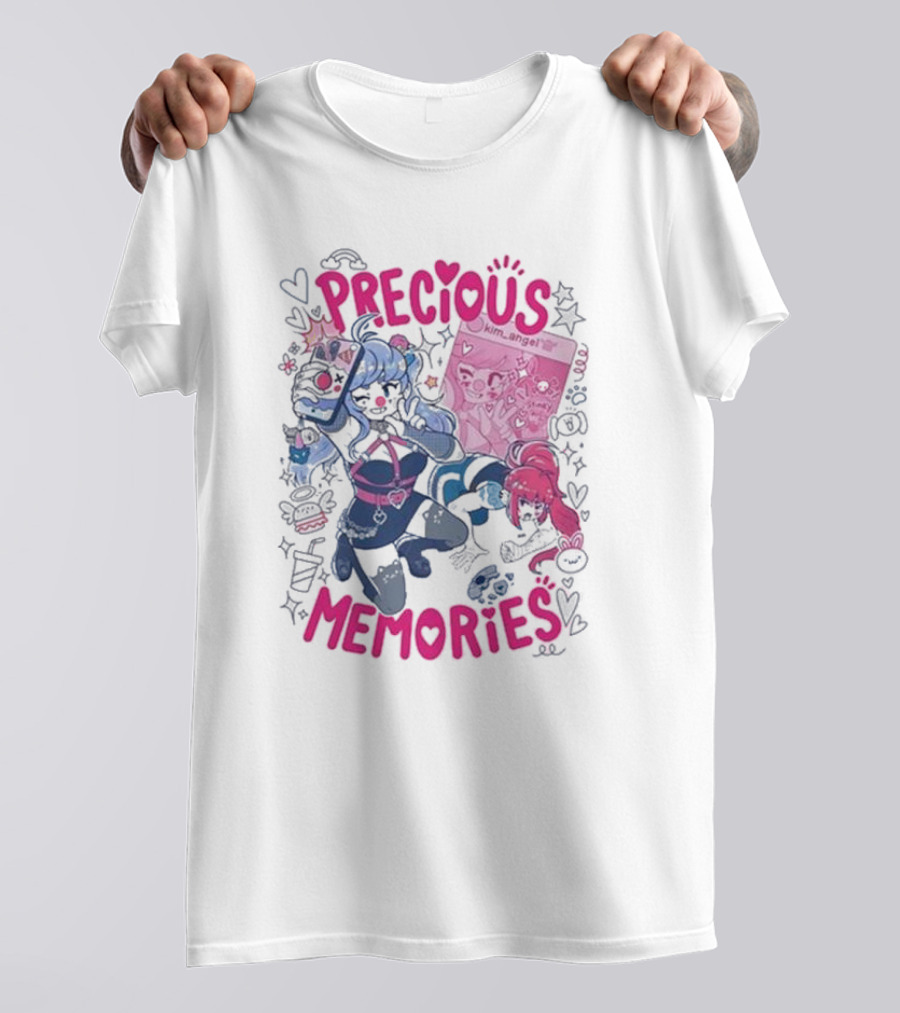 Precious Memories Kim_angel Anime Gaming Aesthetic T-Shirt