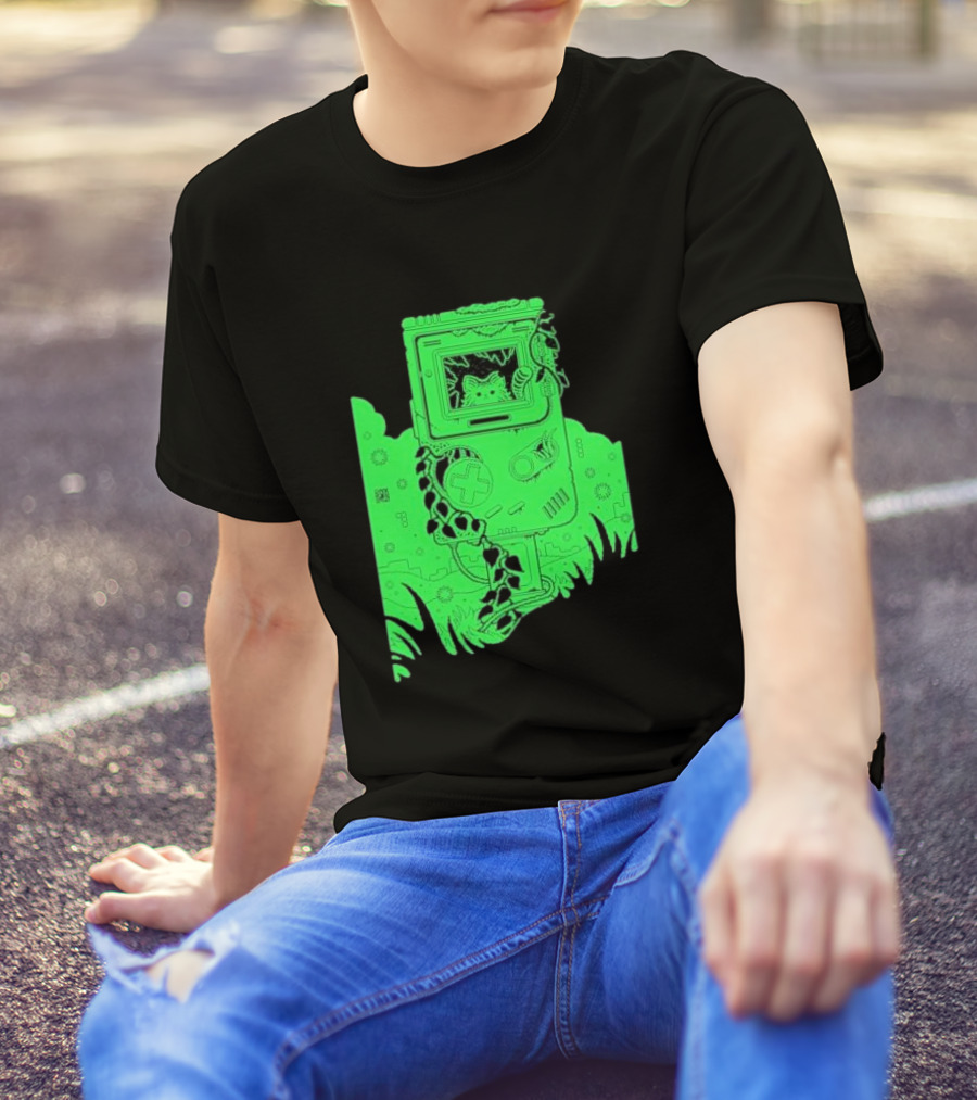 Abandoned Glow Retro Creature Drew Wise T-Shirt