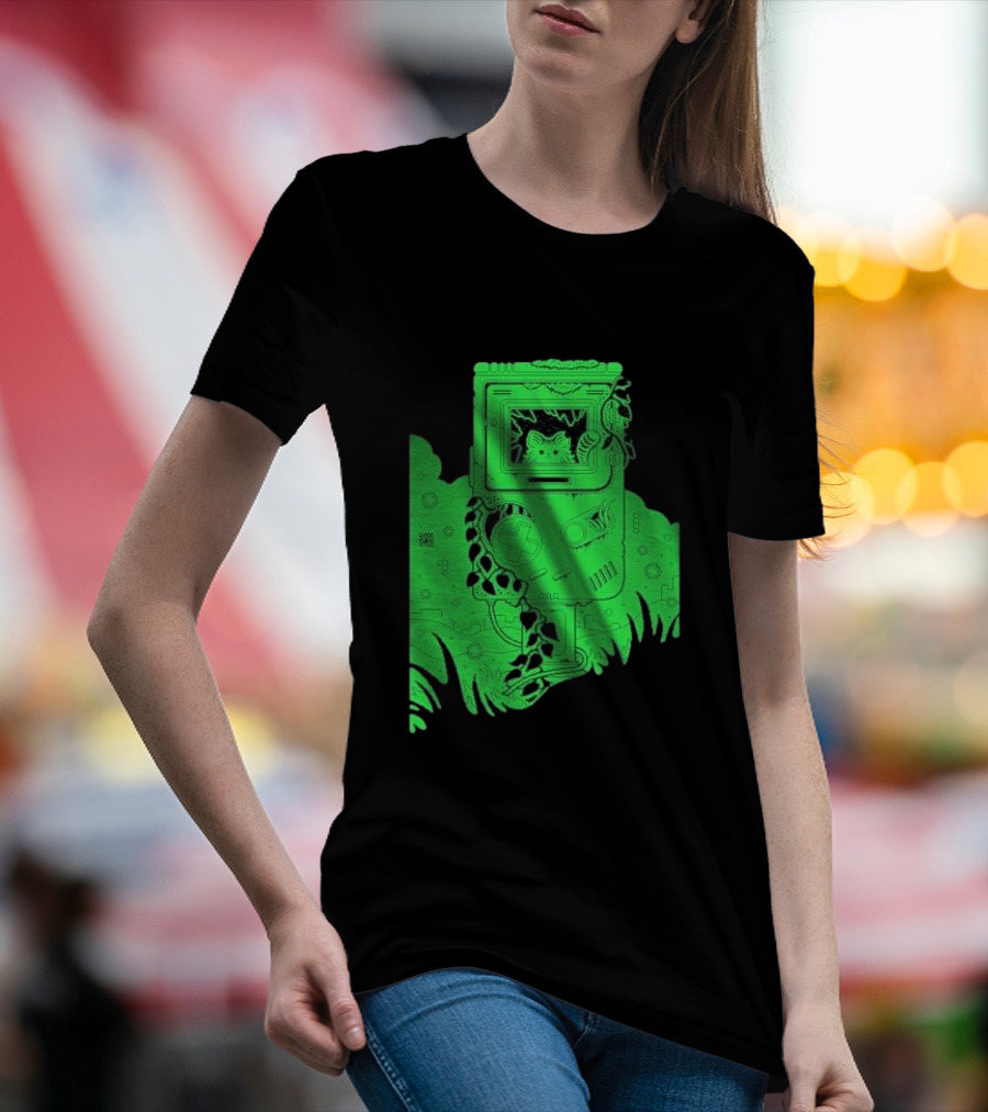 Abandoned Glow Retro Creature Drew Wise T-Shirt