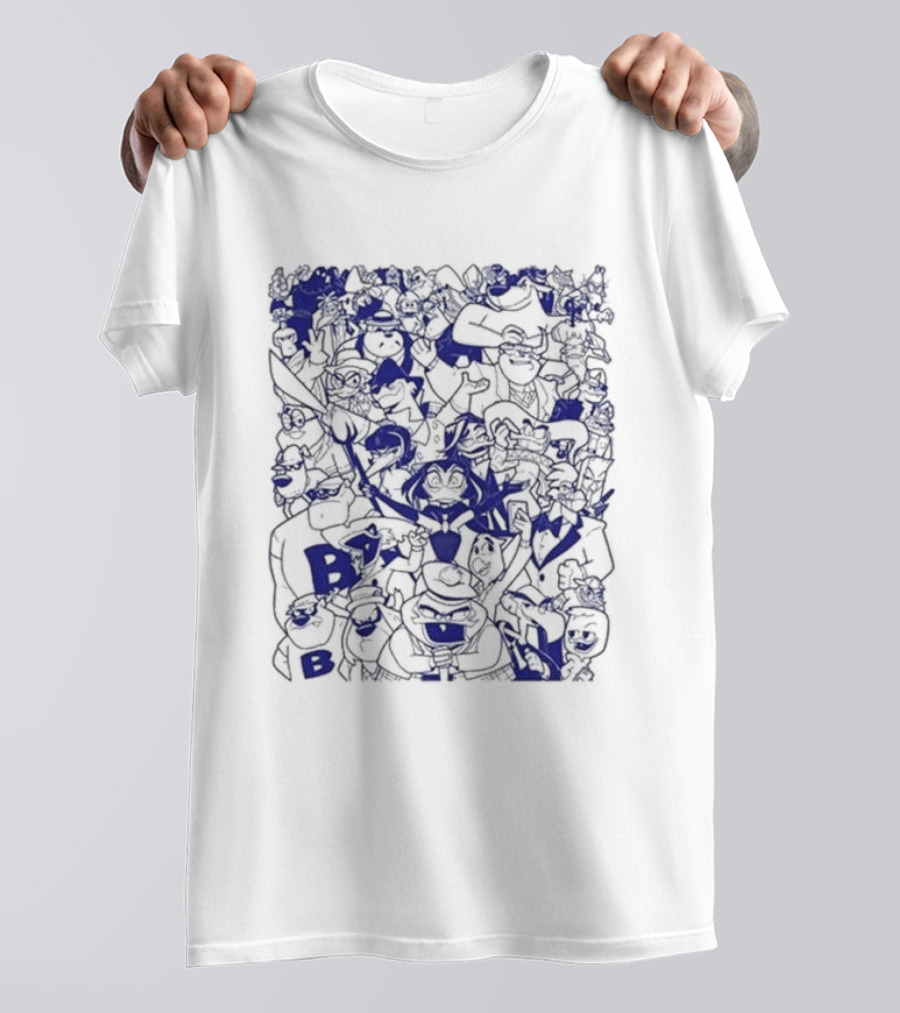 Brian Danger Duck Villains Collage T-Shirt
