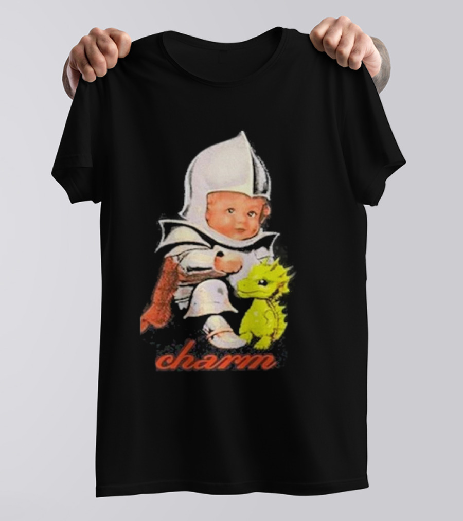 Claire Cottrill HQ Charm Baby Knight With Dragon T-Shirt