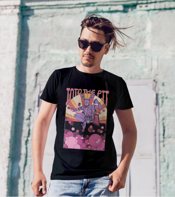 Five Nights At Freddy’s Into The Pit Bonnie Jumping In Ball Pit T-Shirt