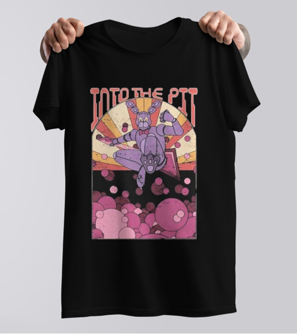 Five Nights At Freddy’s Into The Pit Bonnie Jumping In Ball Pit T-Shirt