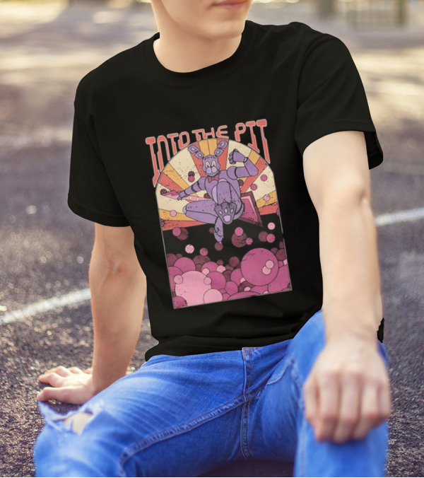 Five Nights At Freddy’s Into The Pit Bonnie Jumping In Ball Pit T-Shirt