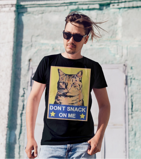 Kamala Harris Cat Don’t Snack On Me Poster Style Cat T-Shirt