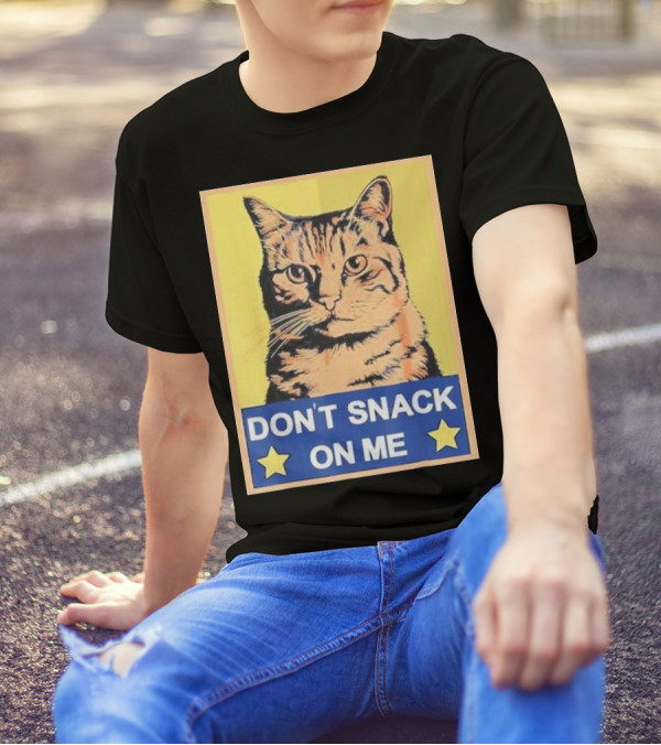Kamala Harris Cat Don’t Snack On Me Poster Style Cat T-Shirt
