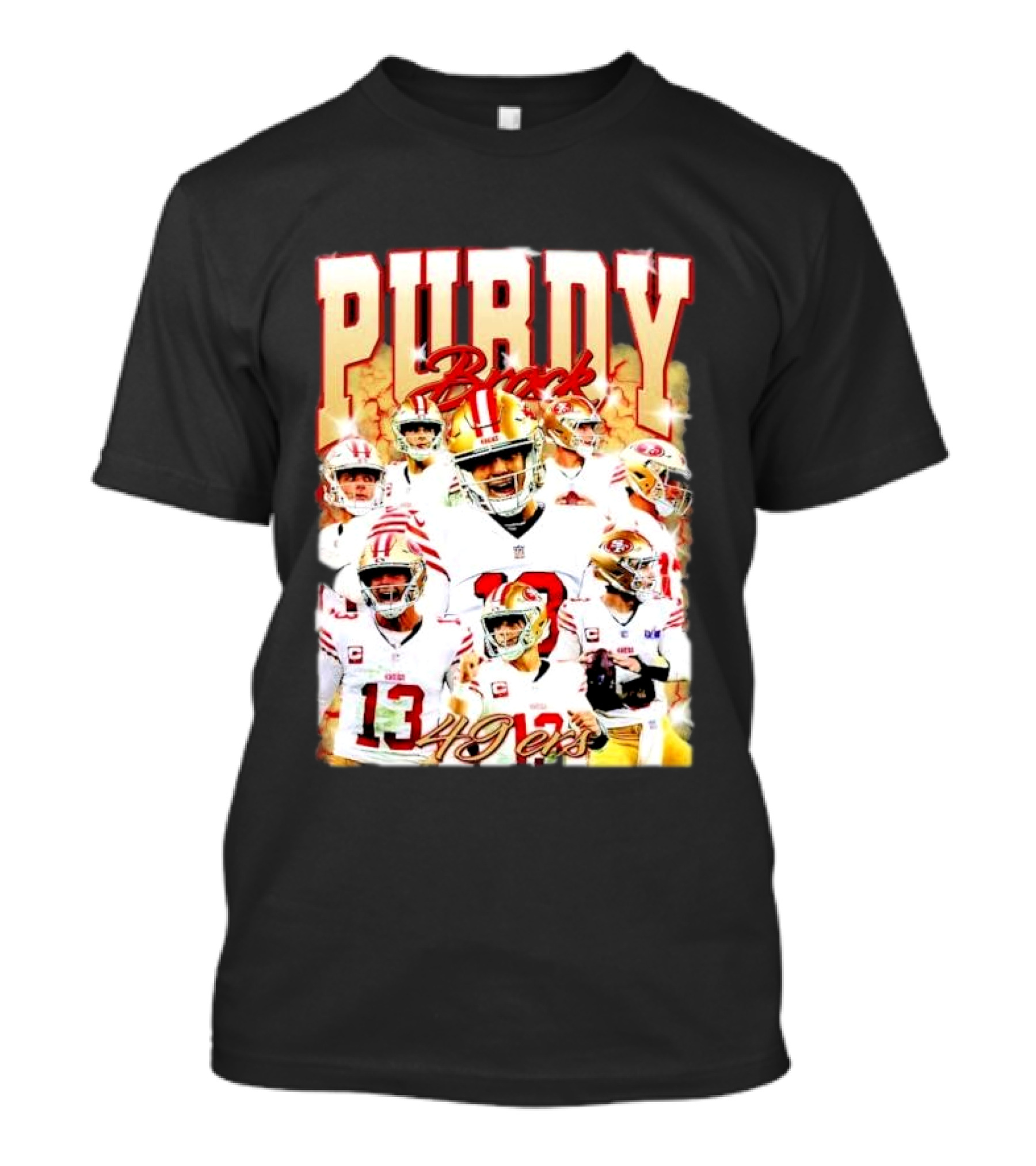 Purdy Brock 49ers San Francisco American Football NFL Vintage T-Shirt