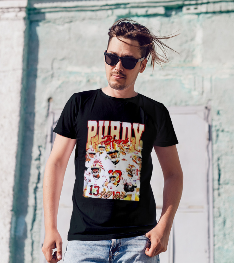 Purdy Brock 49ers San Francisco American Football NFL Vintage T-Shirt