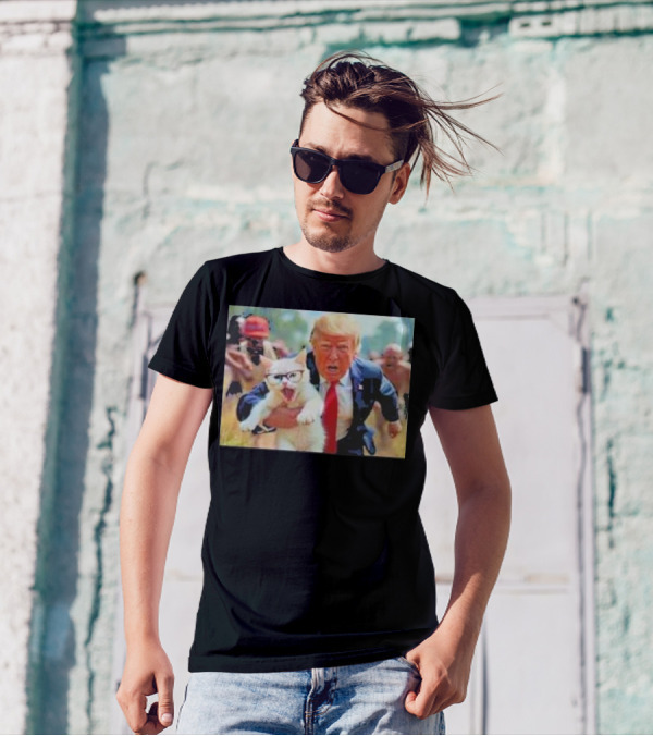 Dnaold Trump 2024 Save Catturd Cats From Being Eaten T-Shirt