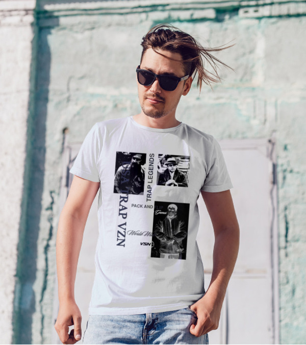 USA Trap VZN Trap Legends Pack And Flip Games World Wide VSN T-Shirt