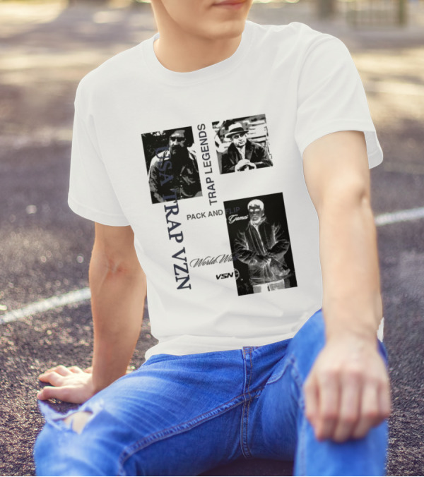 USA Trap VZN Trap Legends Pack And Flip Games World Wide VSN T-Shirt