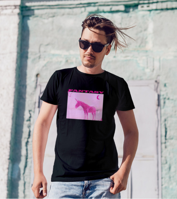 Fantasy Pink Unicorn Indigo De Souza T-Shirt
