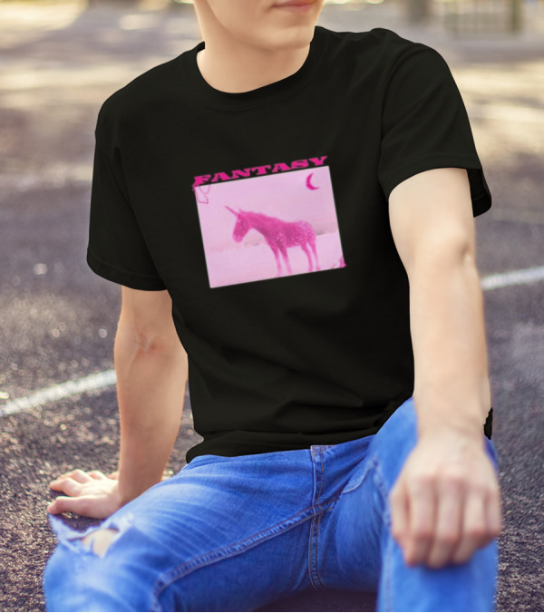 Fantasy Pink Unicorn Indigo De Souza T-Shirt