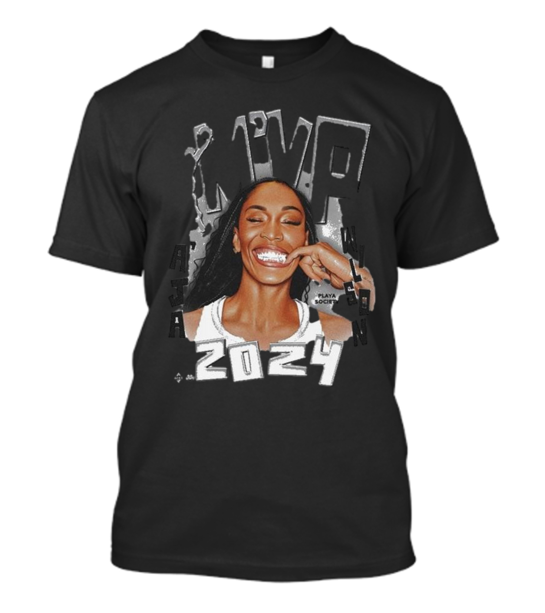A’ja Wilson Playa Society 2024 MVP T-Shirt
