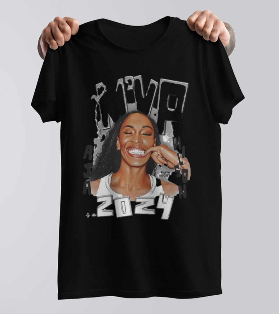 A’ja Wilson Playa Society 2024 MVP T-Shirt