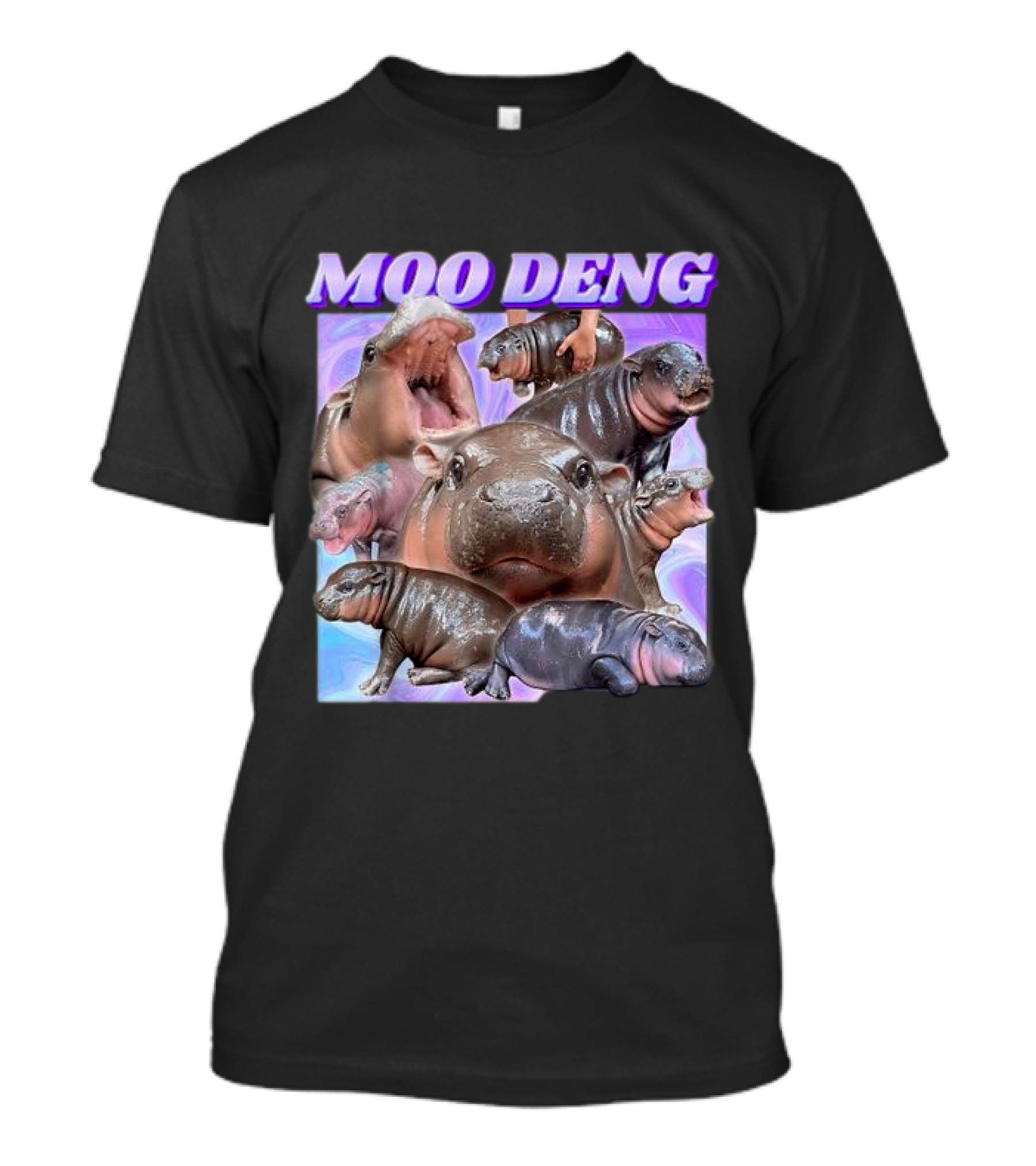 Moo Deng Baby Hippo Compilation T-Shirt
