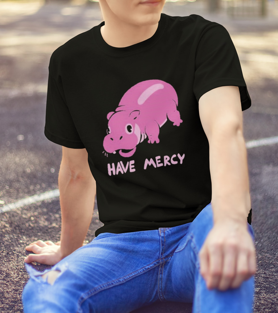Have Mercy Pink Hippo T-Shirt