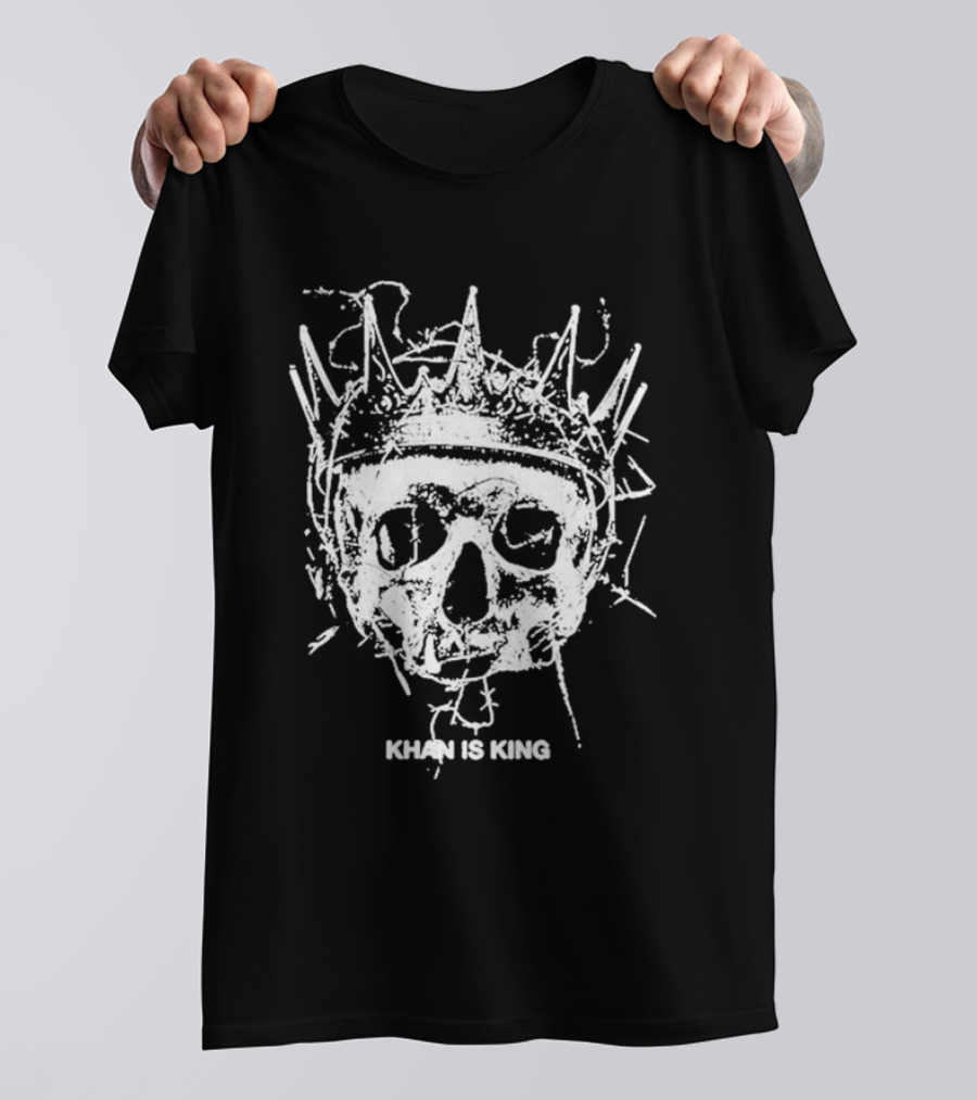 Kublai Khan Tx Khan Is King 2024 Skull Crown T-Shirt
