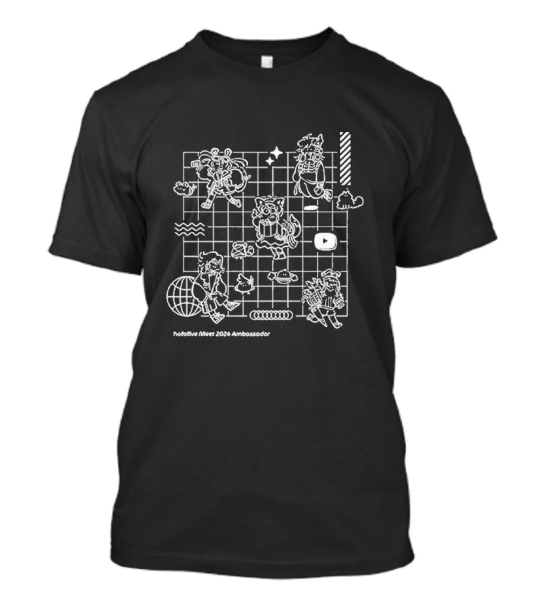 Hololive Meet 2024 Ambassador Deformed T-Shirt