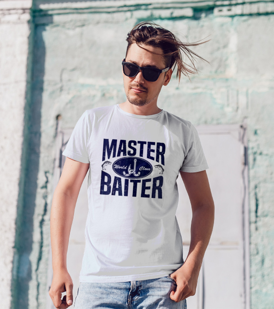 World Class Master Baiter Fishing Bait Hooks T-Shirt