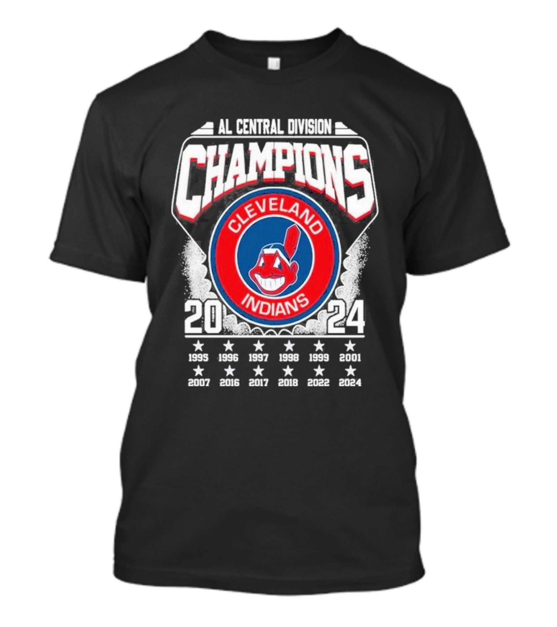 AL Central Division Champions 2024 Cleveland Indians Cleveland Guardians T-Shirt
