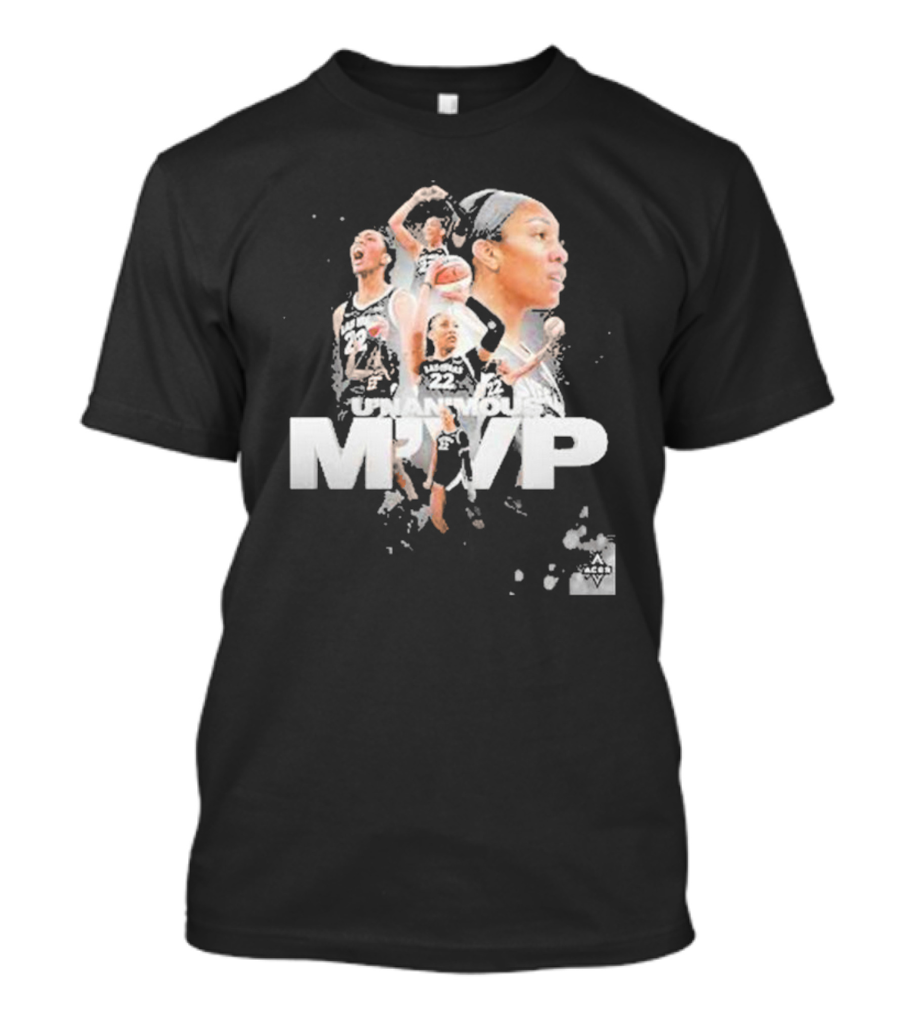 A'ja Wilson 2024 WNBA MVP Most Valuable Player UConn Women's Basketball T-Shirt