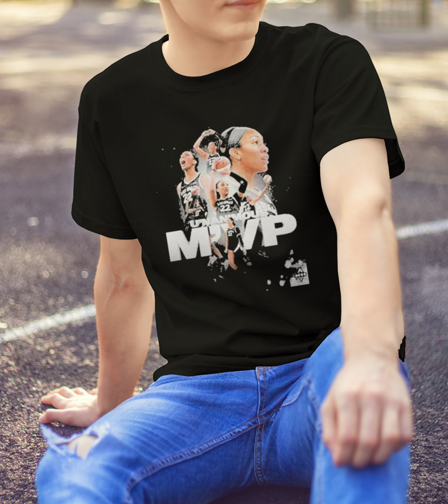 A'ja Wilson 2024 WNBA MVP Most Valuable Player UConn Women's Basketball T-Shirt