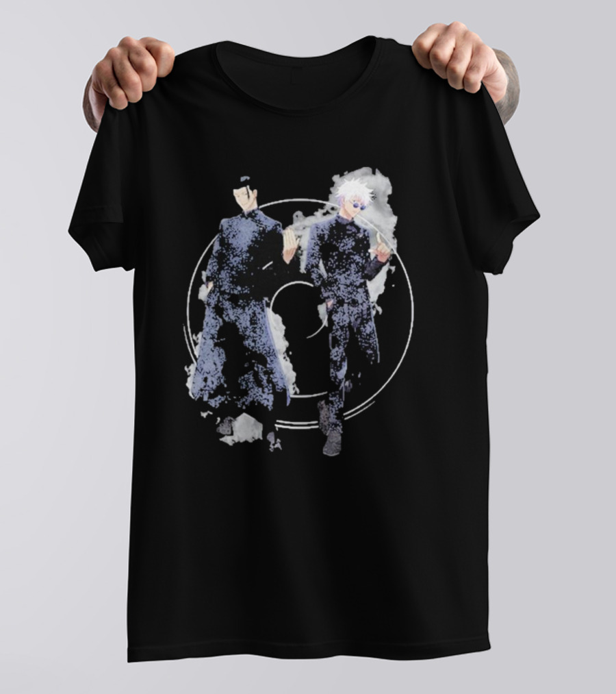 Jujutsu Kaisen Gojo Geto Betta Fish Circle T-Shirt
