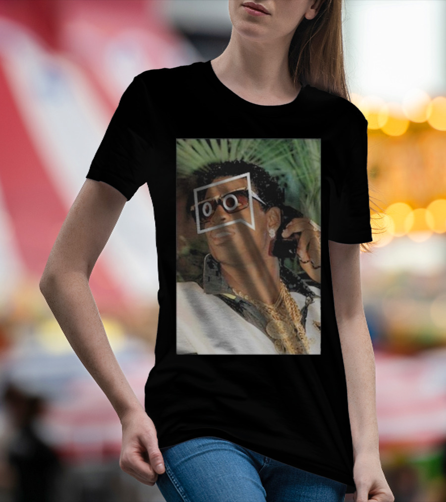 Lebron James Deion Sanders Image With Bold Glasses T-Shirt
