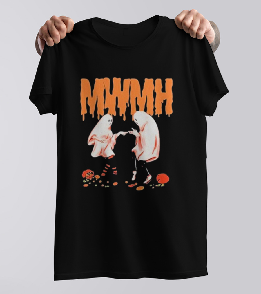 Murder With My Husband MWMH Ghostly Halloween Dance T-Shirt