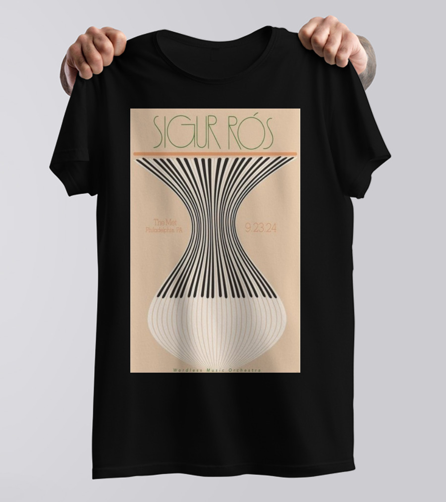 Sigur Rós Wordless Music Orchestra The Met Philadelphia PA 9.23.24 Concert T-Shirt
