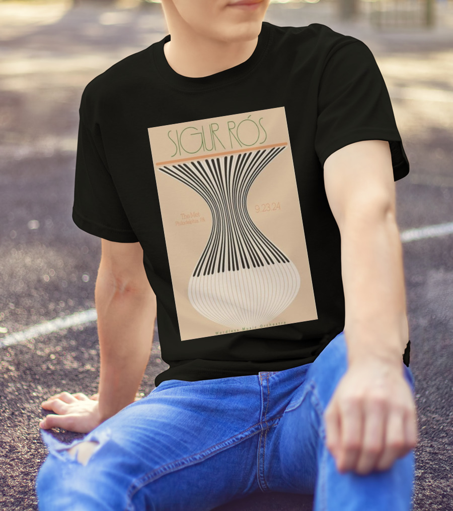 Sigur Rós Wordless Music Orchestra The Met Philadelphia PA 9.23.24 Concert T-Shirt