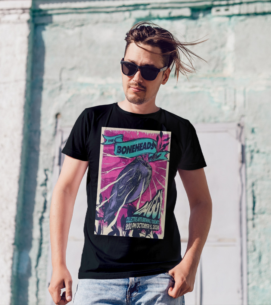 The Boneheads With Auggi 9:00 PM October 5, 2024 Collective Arts Brewing, Toronto T-Shirt