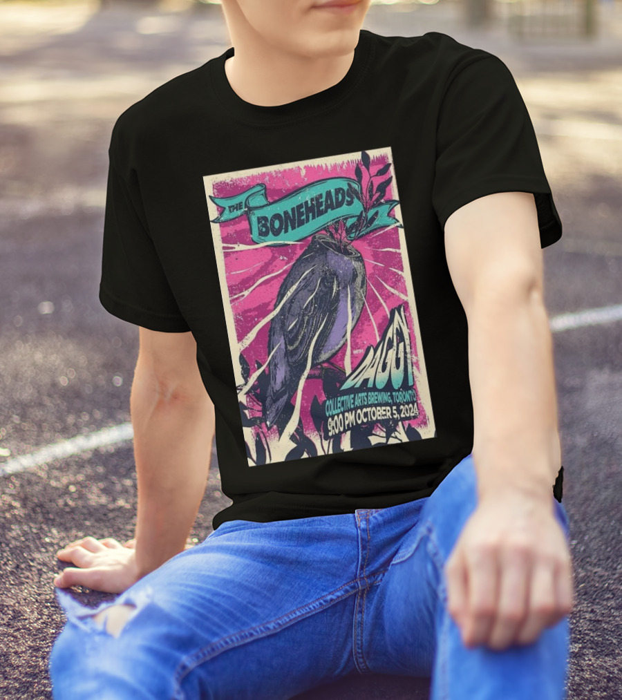 The Boneheads With Auggi 9:00 PM October 5, 2024 Collective Arts Brewing, Toronto T-Shirt