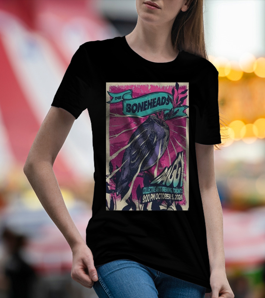 The Boneheads With Auggi 9:00 PM October 5, 2024 Collective Arts Brewing, Toronto T-Shirt