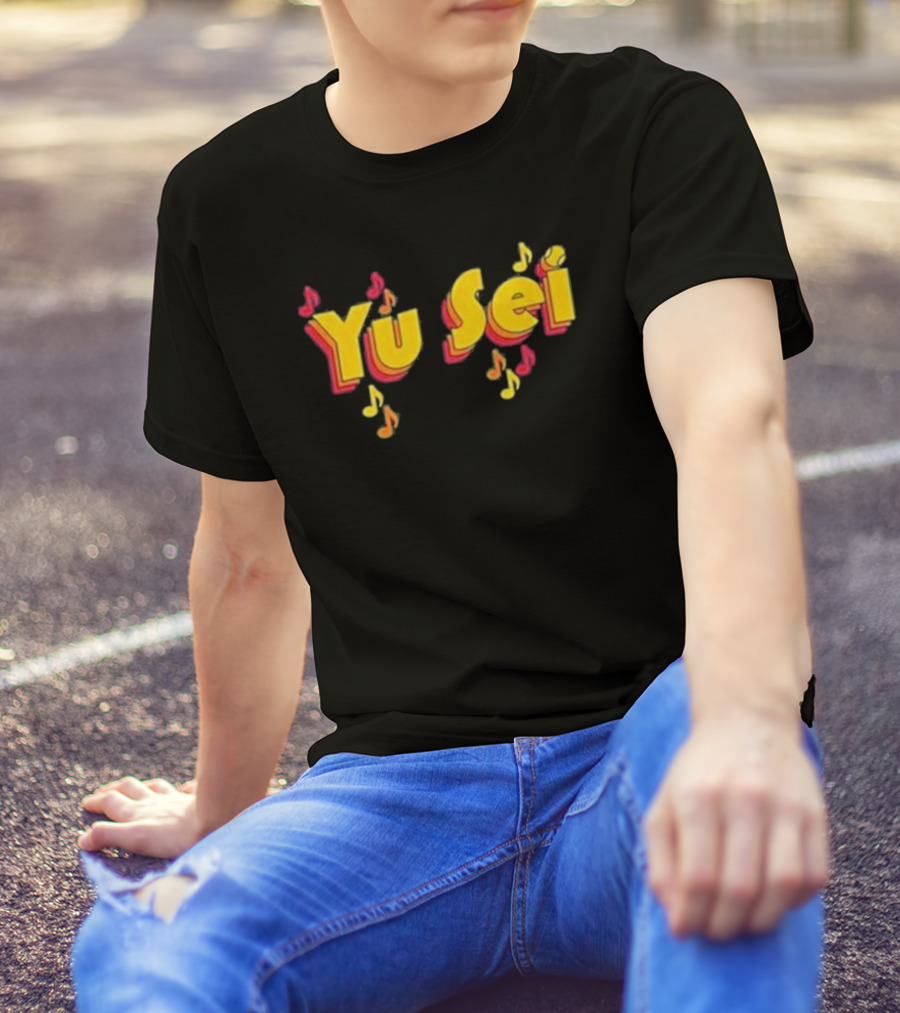 Yu Sei Kikuchi You Say Stay Music Notes T-Shirt