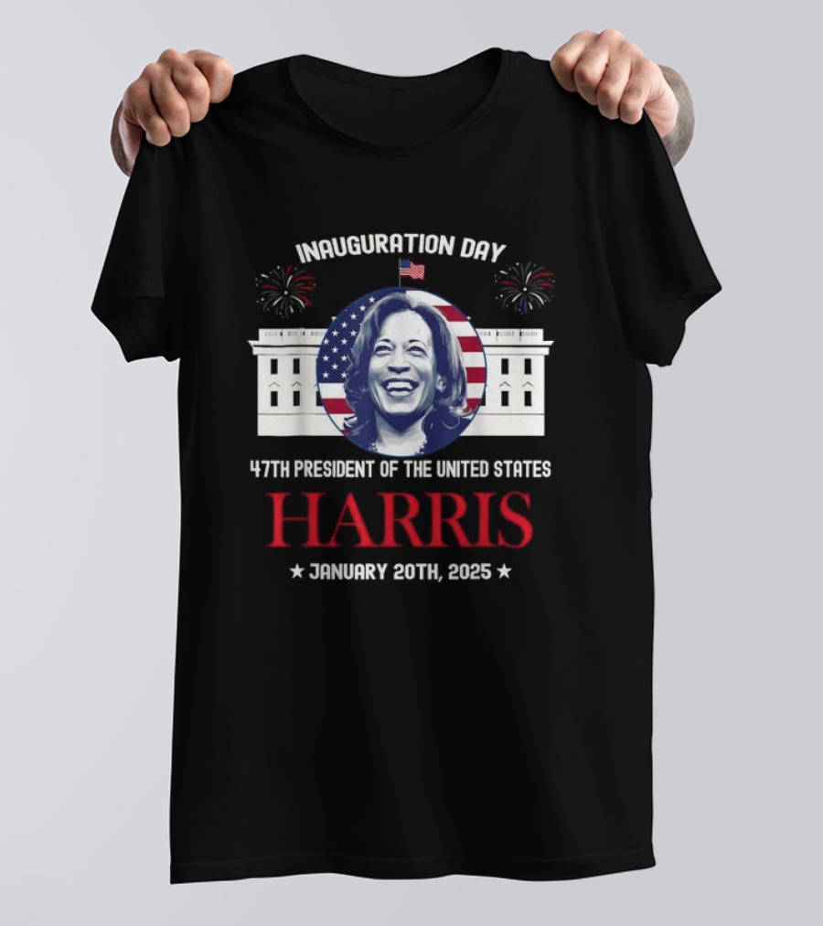 Inauguration Day January 20th 2025 Harris 47th President Of The United States T-Shirt