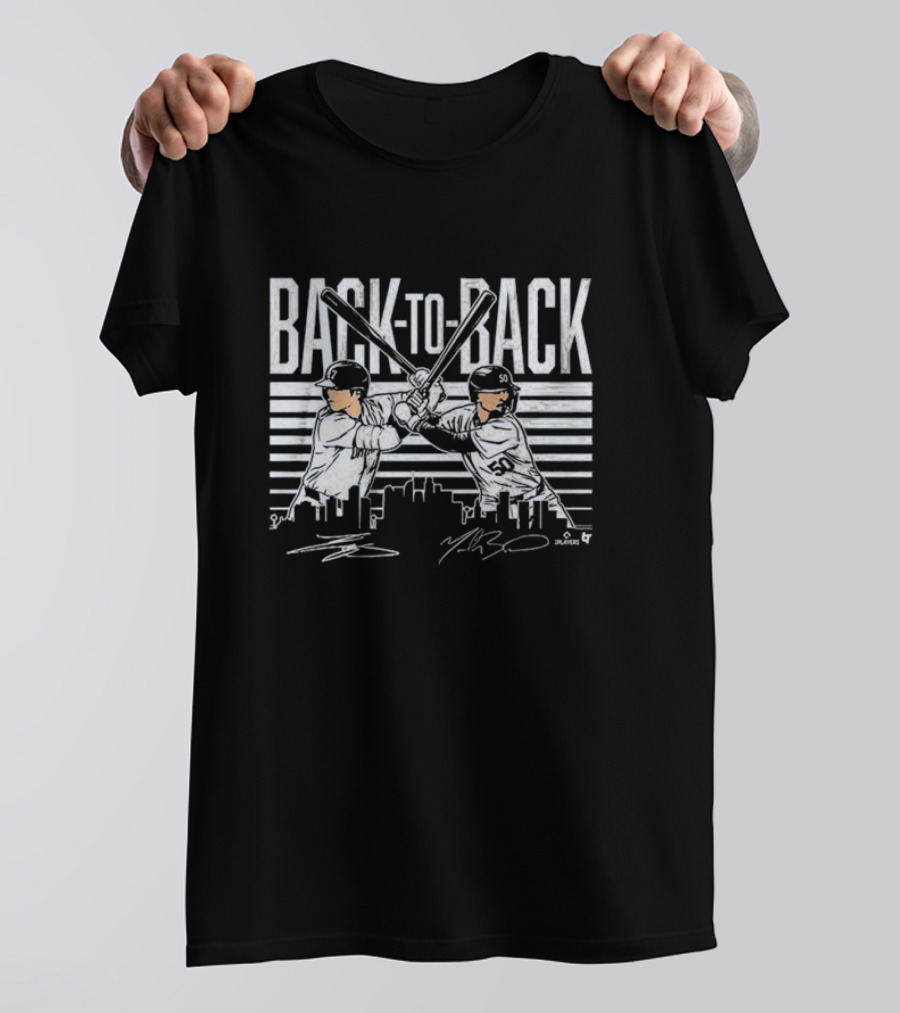 Back-to-Back Shohei Ohtani Mookie Betts Baseball Duo T-Shirt