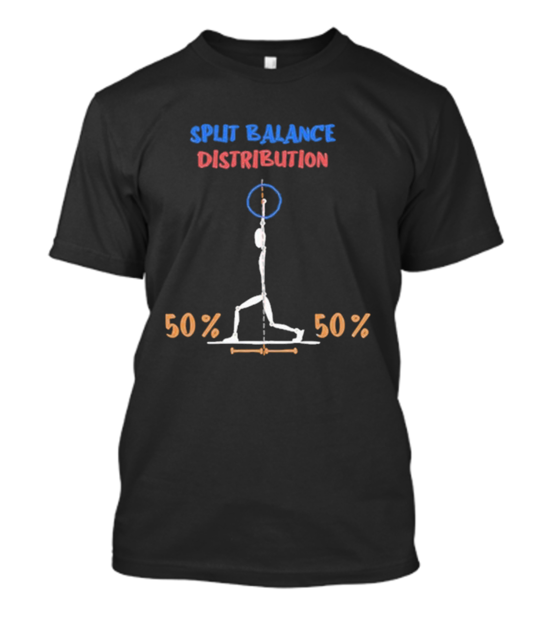 Torokhtiy Split Balance Distribution 50% 50% T-Shirt