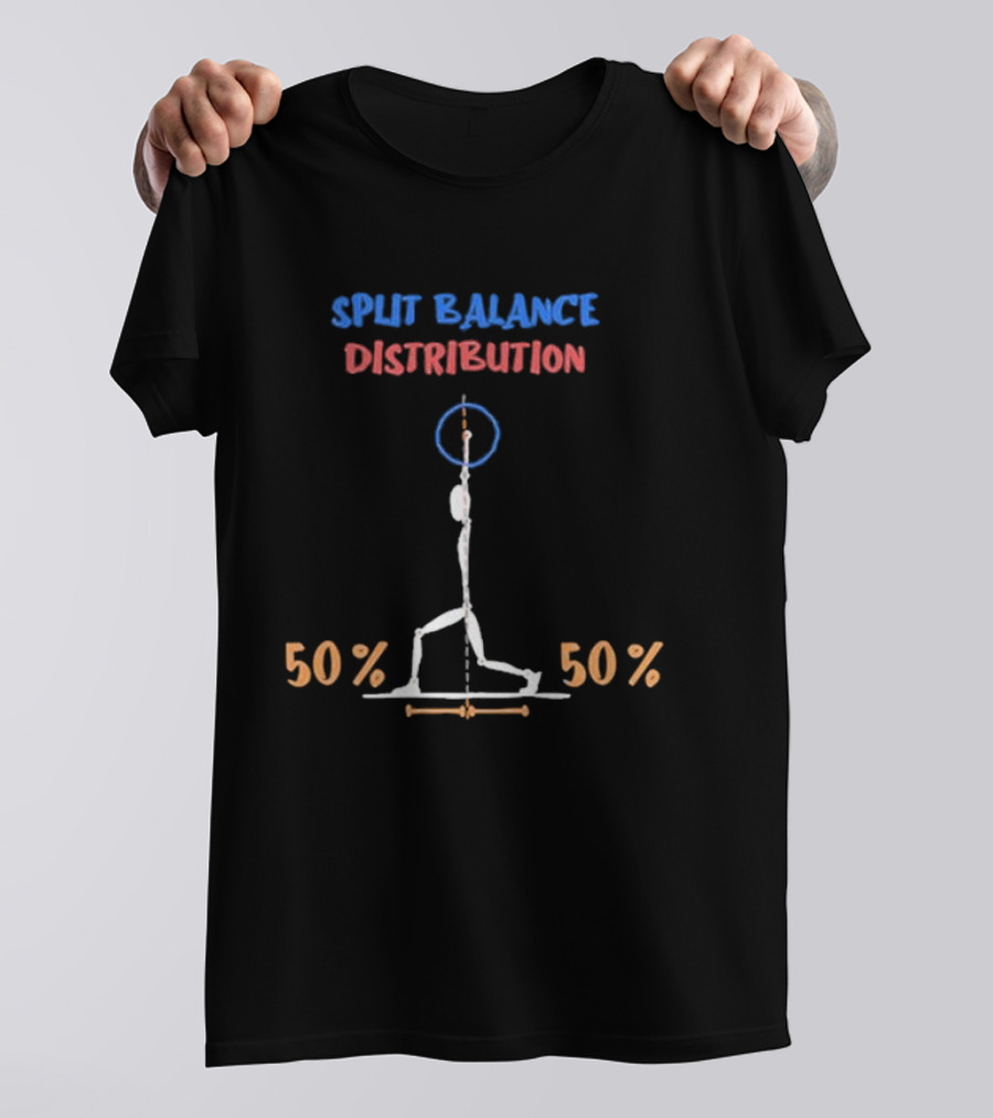 Torokhtiy Split Balance Distribution 50% 50% T-Shirt