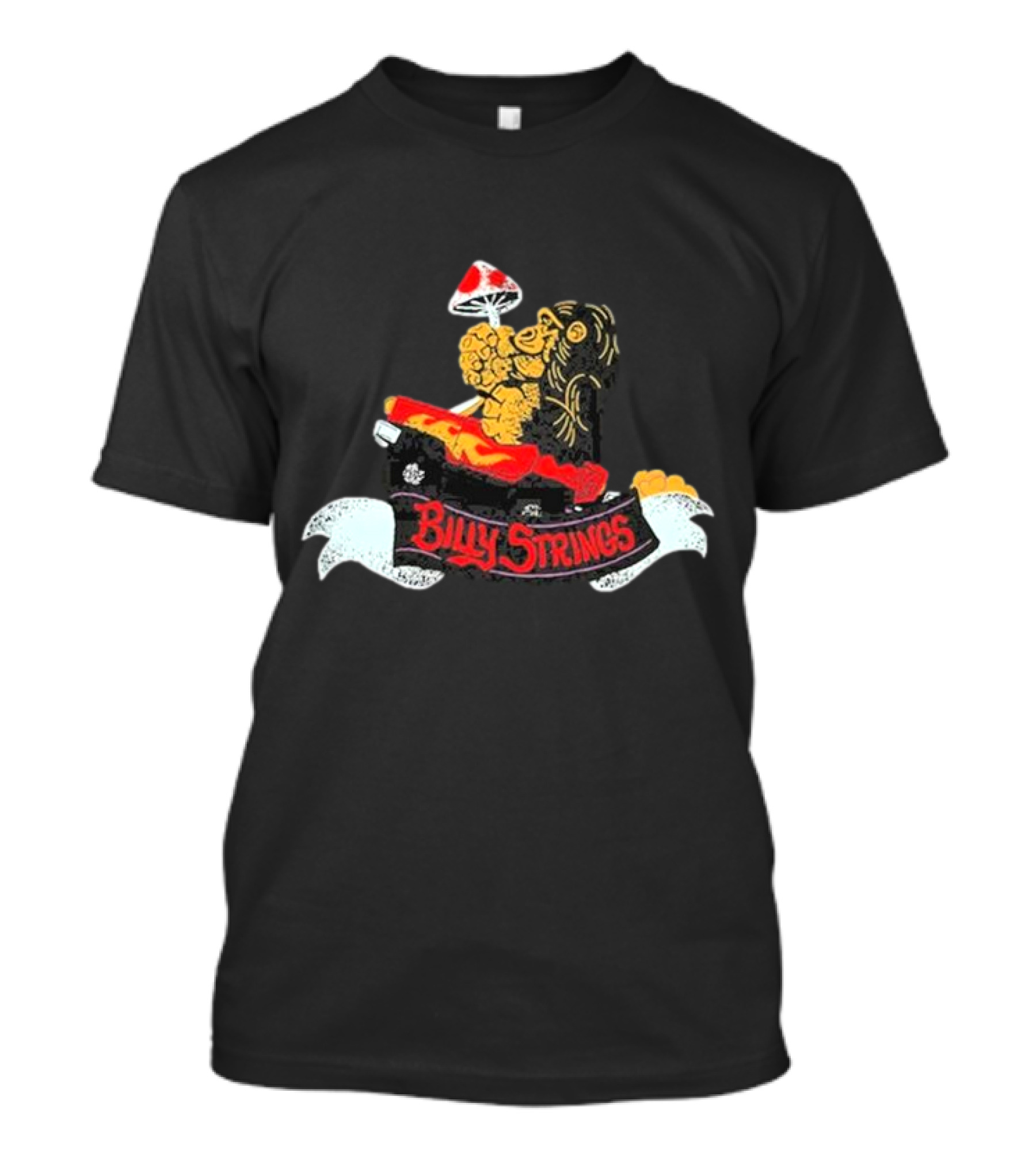 Billy Strings Sep 24 2024 Taylorsville Graywhale US Concert Trippy Monkey Mushroom T-Shirt