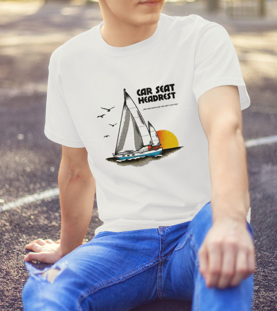 Car Seat Headrest Sunlit Sailing Adventure T-Shirt