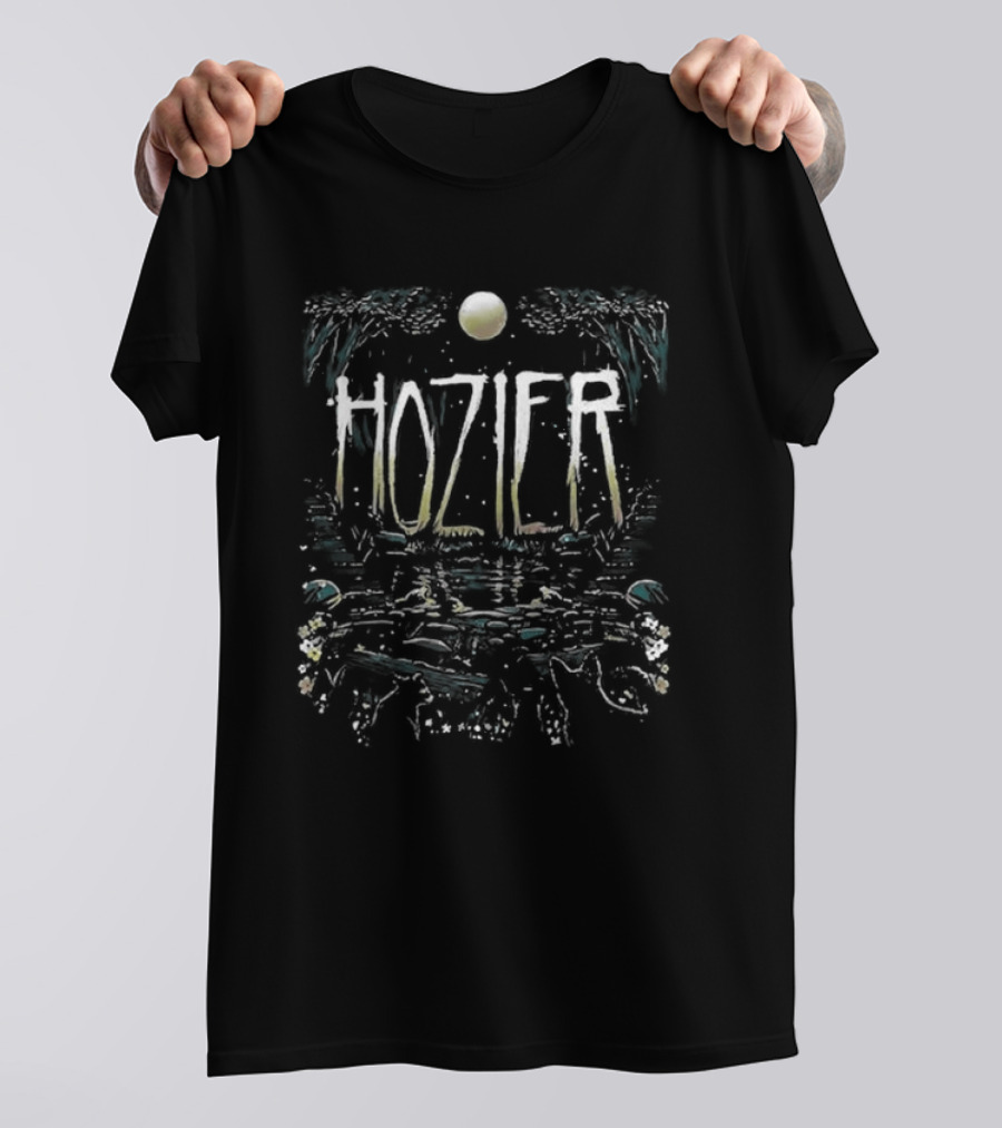 Hozier Concert September 24 2024 Frost Bank Center San Antonio TX Night Forest T-Shirt