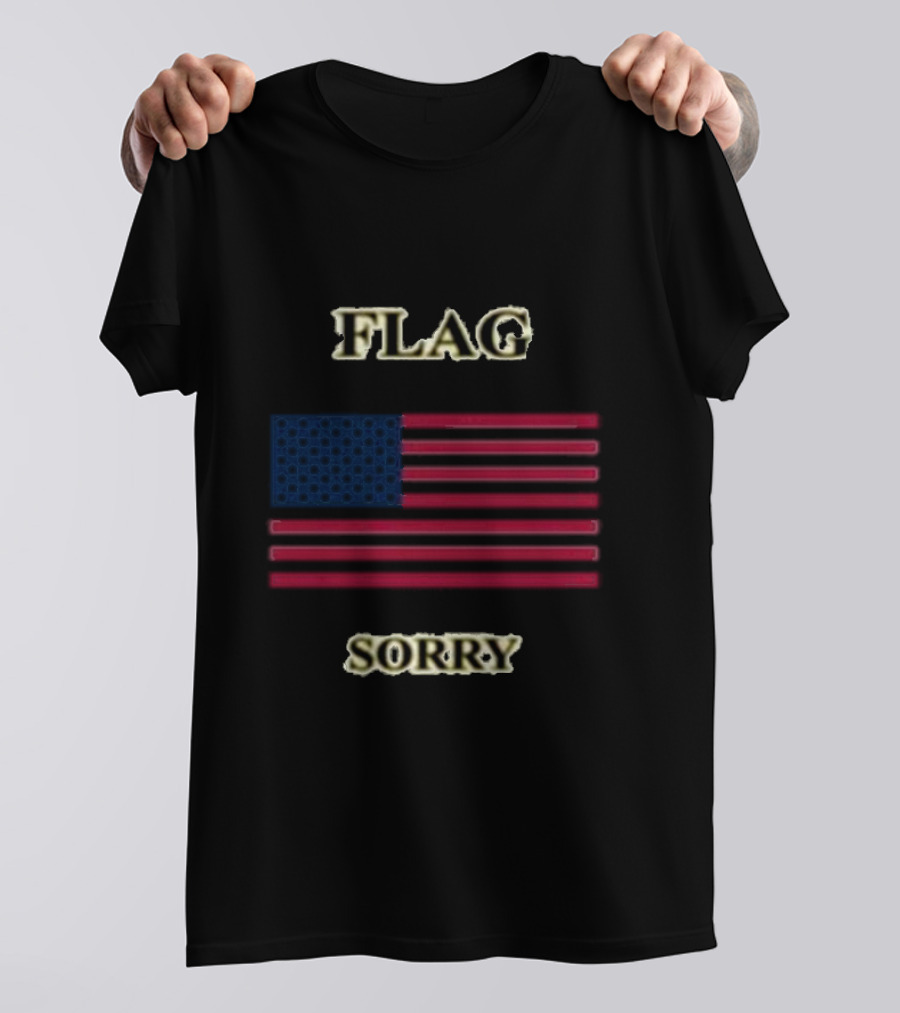 If This Flag Offends You Ahhh Sorry See Back American Flag T-Shirt