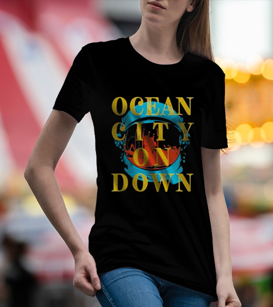 O.A.R. Ocean City On Down 2024 Helmet Cityscape T-Shirt