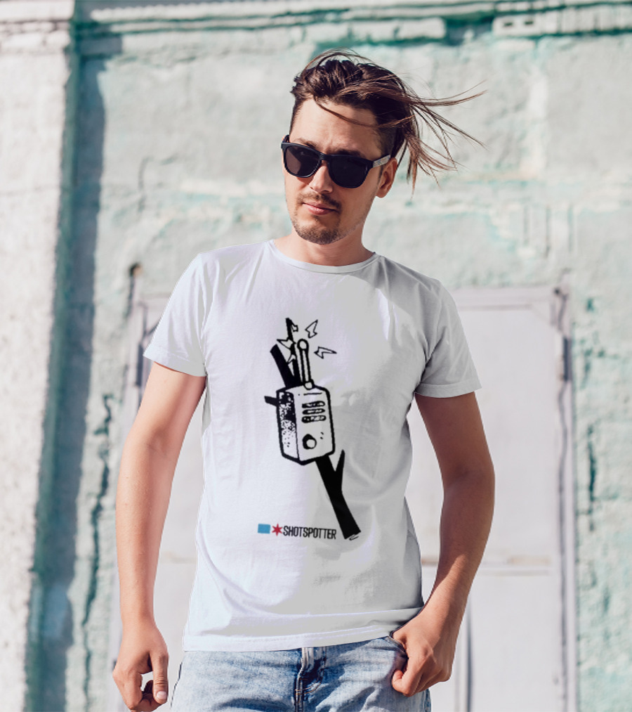 Raymond Lopez Walkie-Talkie Shotspotter Broken Signal T-Shirt
