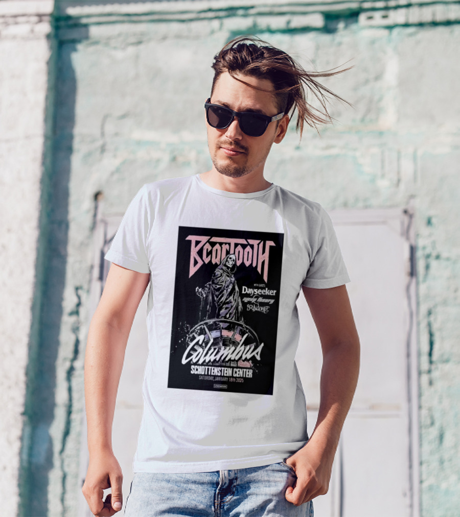 Beartooth With Dayseeker And Brand Of Sacrifice Columbus Schottenstein Center January 18th 2025 Tour T-Shirt
