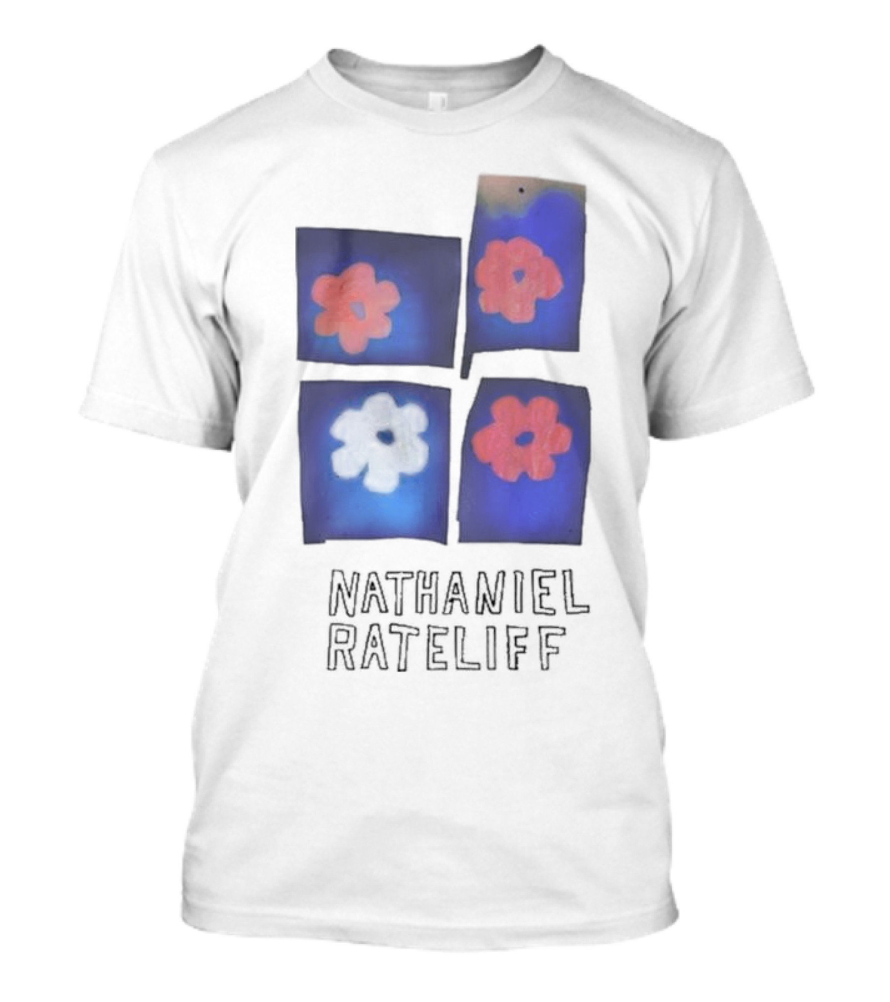 Nathaniel Rateliff Red And Yellow Flowers T-Shirt
